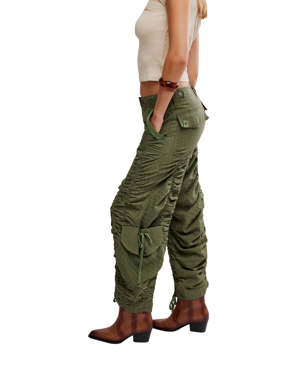 Free People Scorpio Shirred Pant