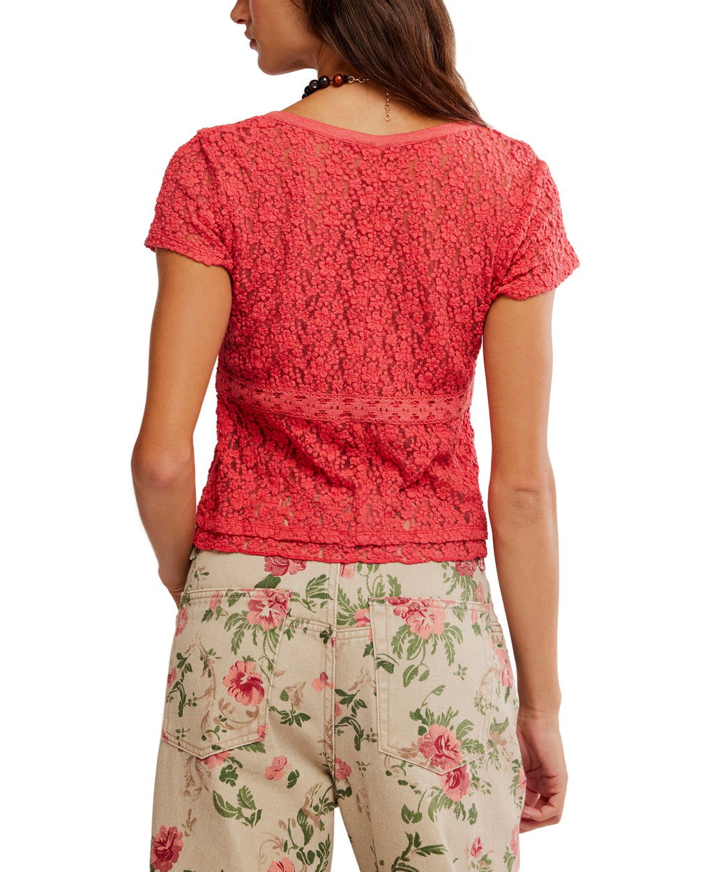 Free People Claro Short Sleeve Tee
