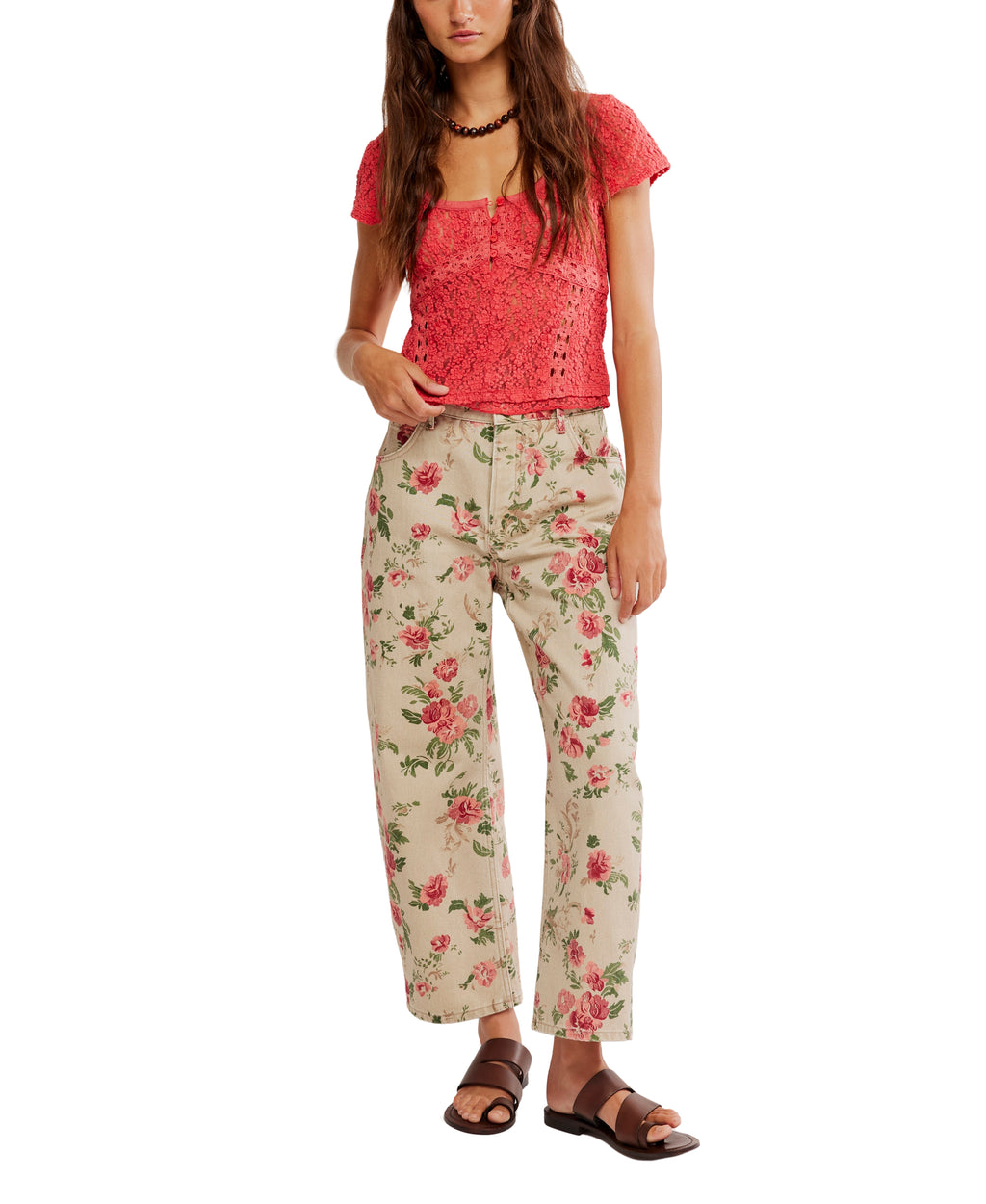 Free People Claro Short Sleeve Tee