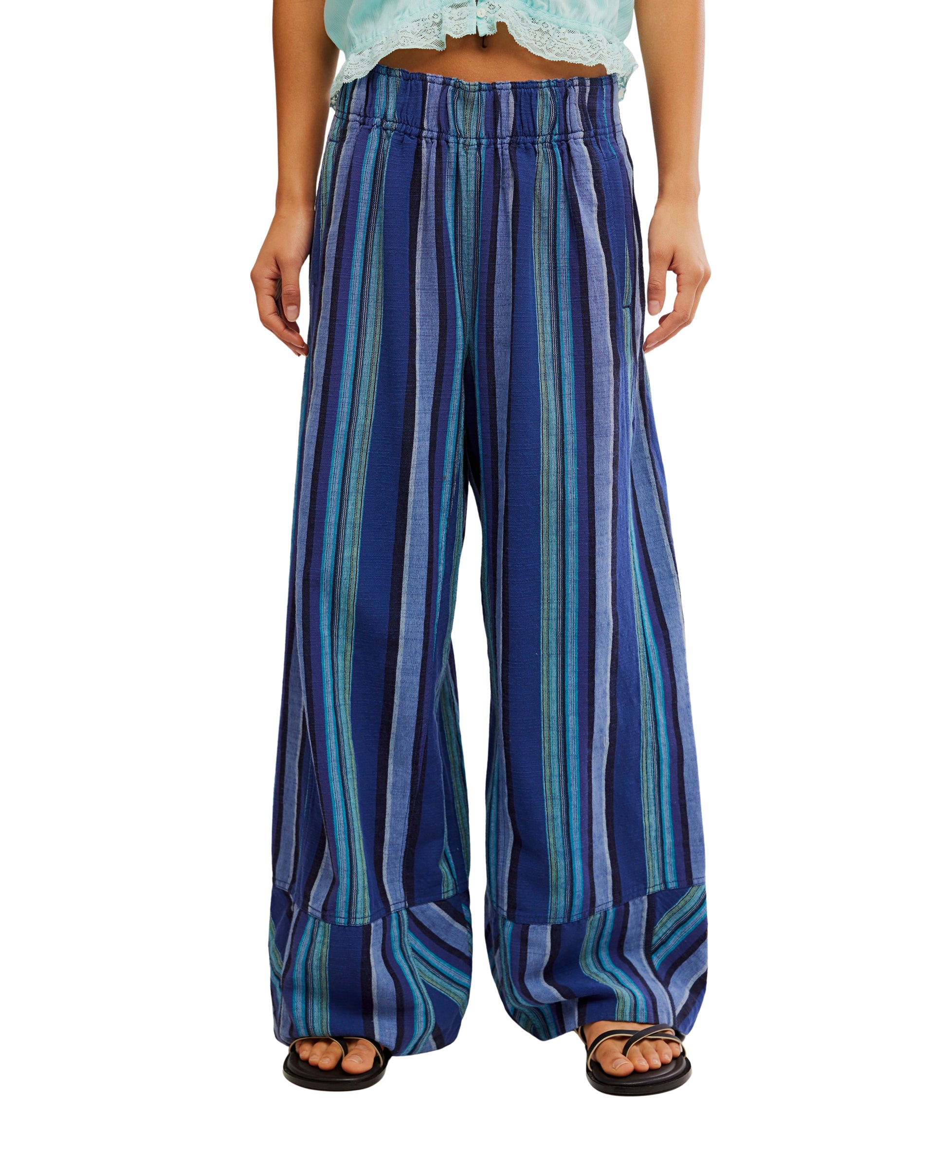 Free People Chambers Laid Back Stripe Pants