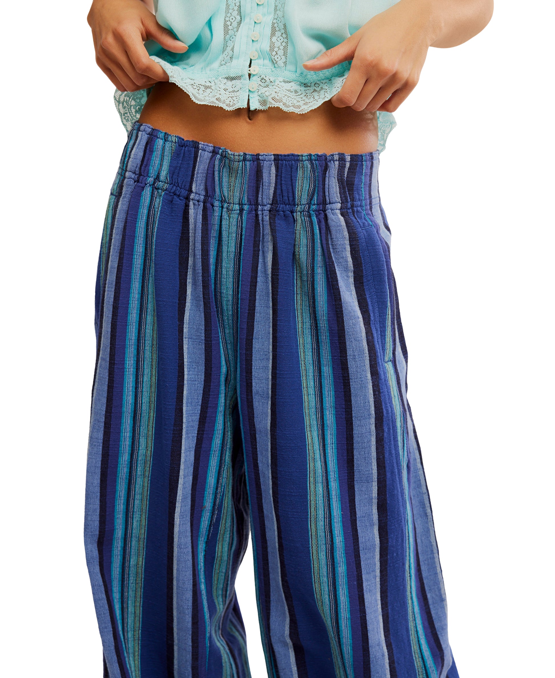 Free People Chambers Laid Back Stripe Pants