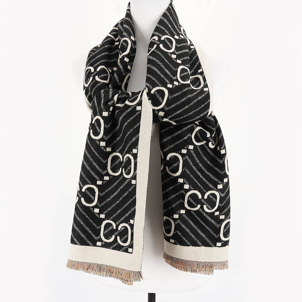 Alessandra Heritage Monogram Scarf