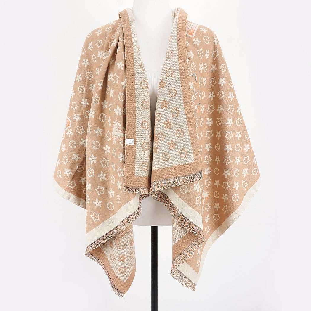 Estelle Signature Monogram Scarf