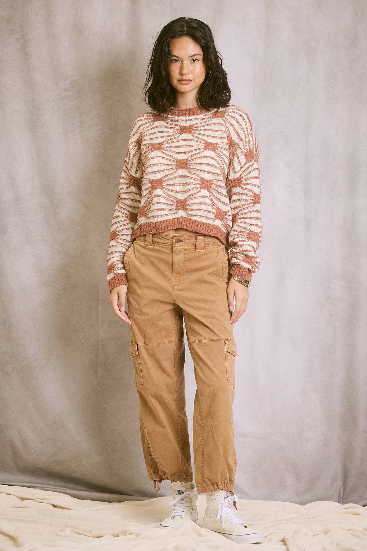 Textured Pattern Sweater