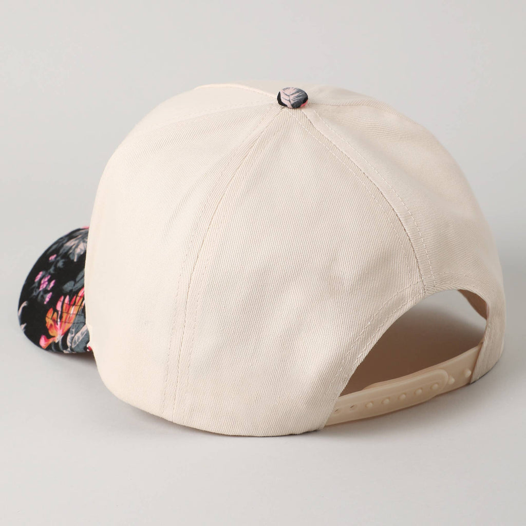 Mama Embroidery Floral Two-Tone Trucker Hat