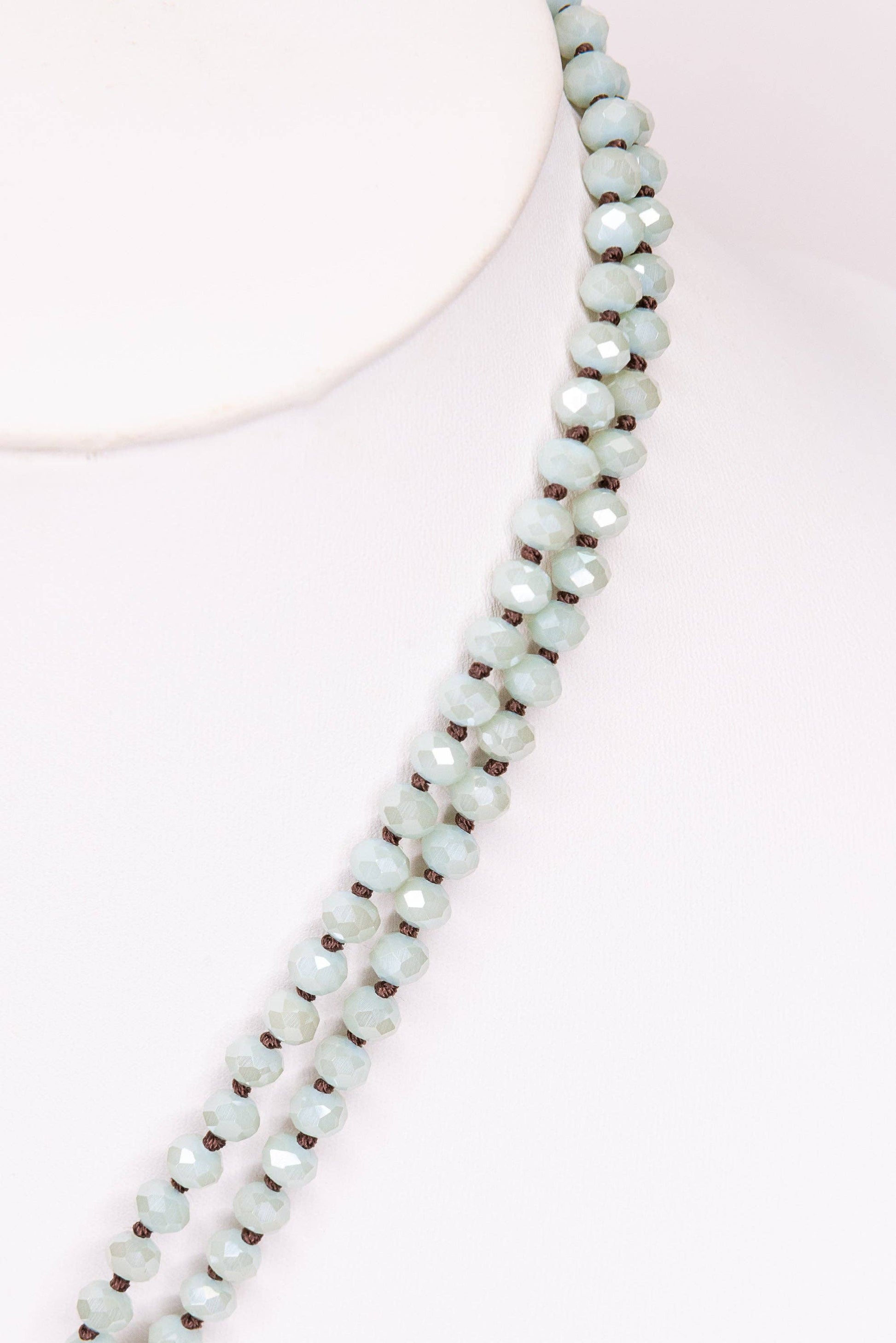 Boho Necklace/Lily Necklace in Mint