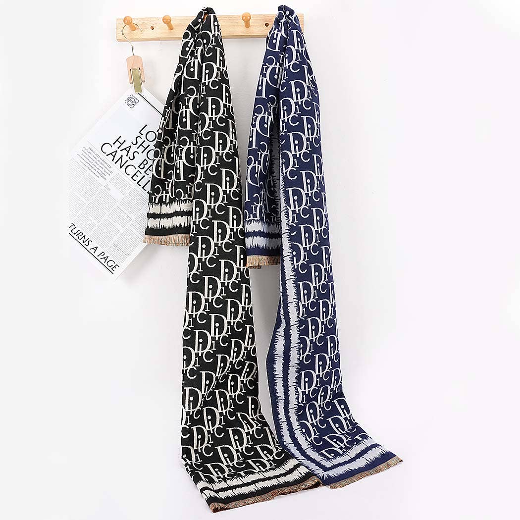 Diora Signature Monogram Scarf