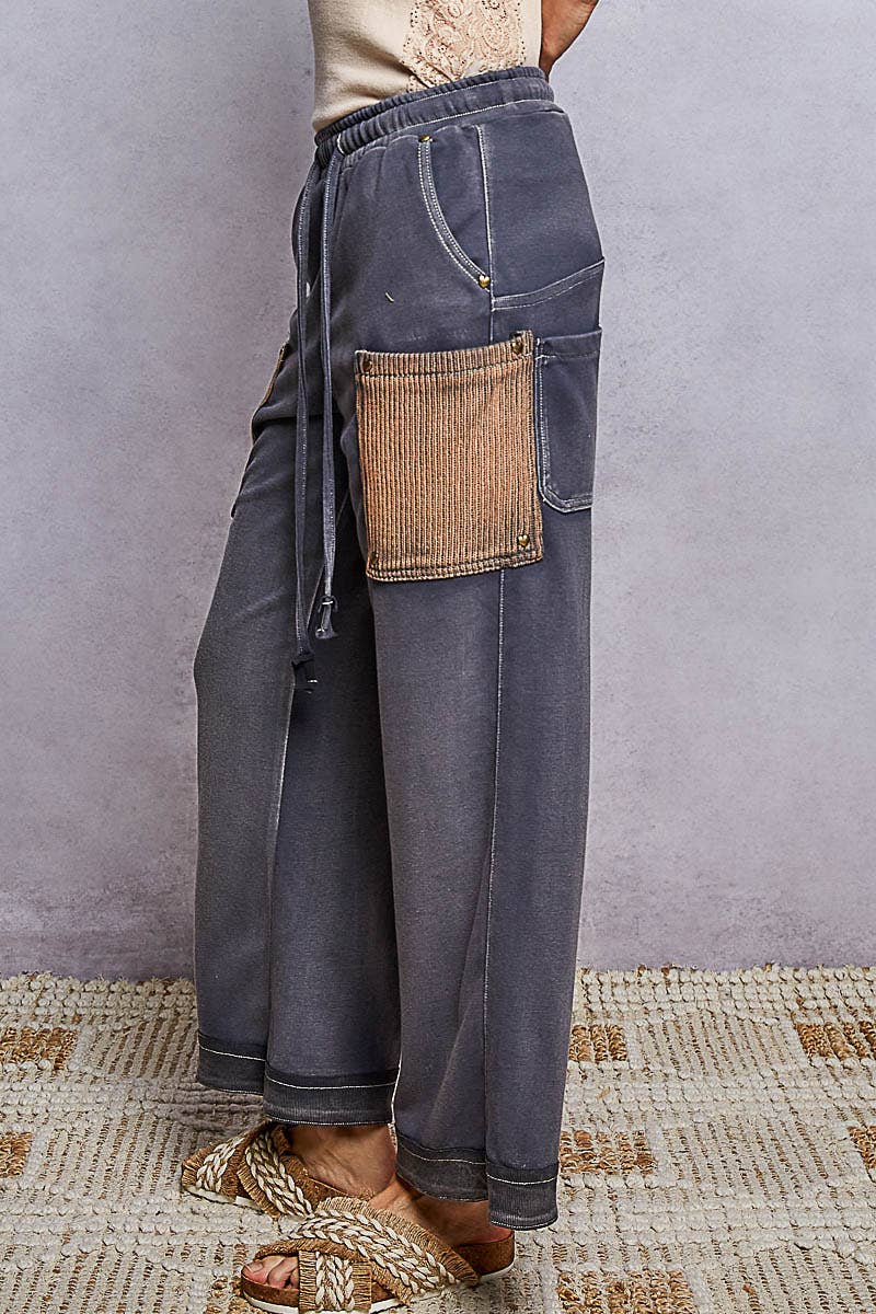 Katrina Terry Knit Wide Leg Pants