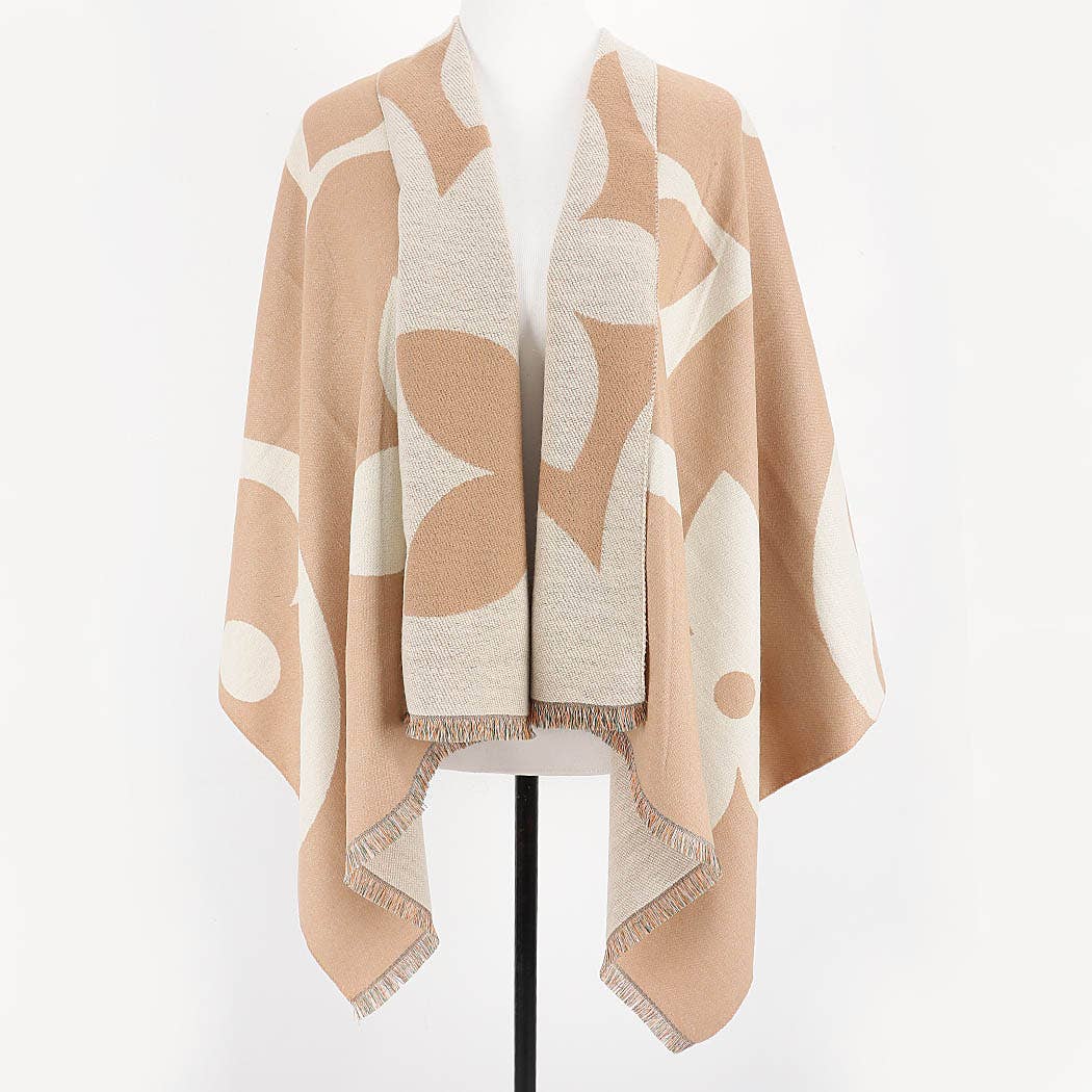 Margaux Abstract Wrap Scarf
