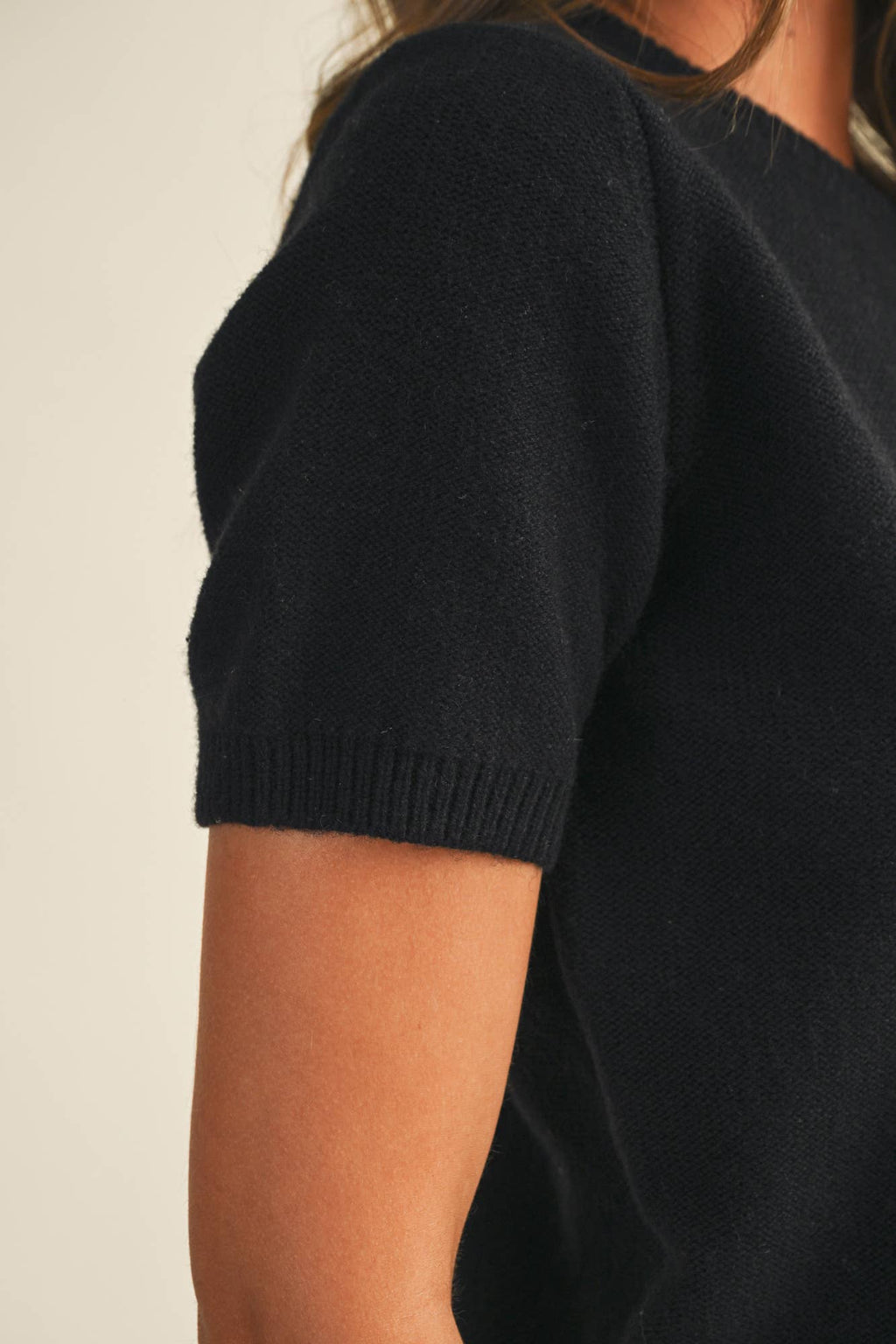 Sabine Short Sleeve Crew Neck Sweater