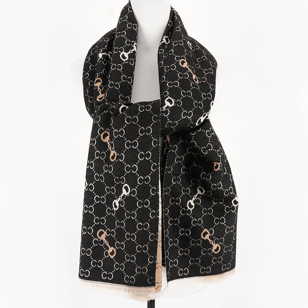 Beaumont Equestrian Print Scarf