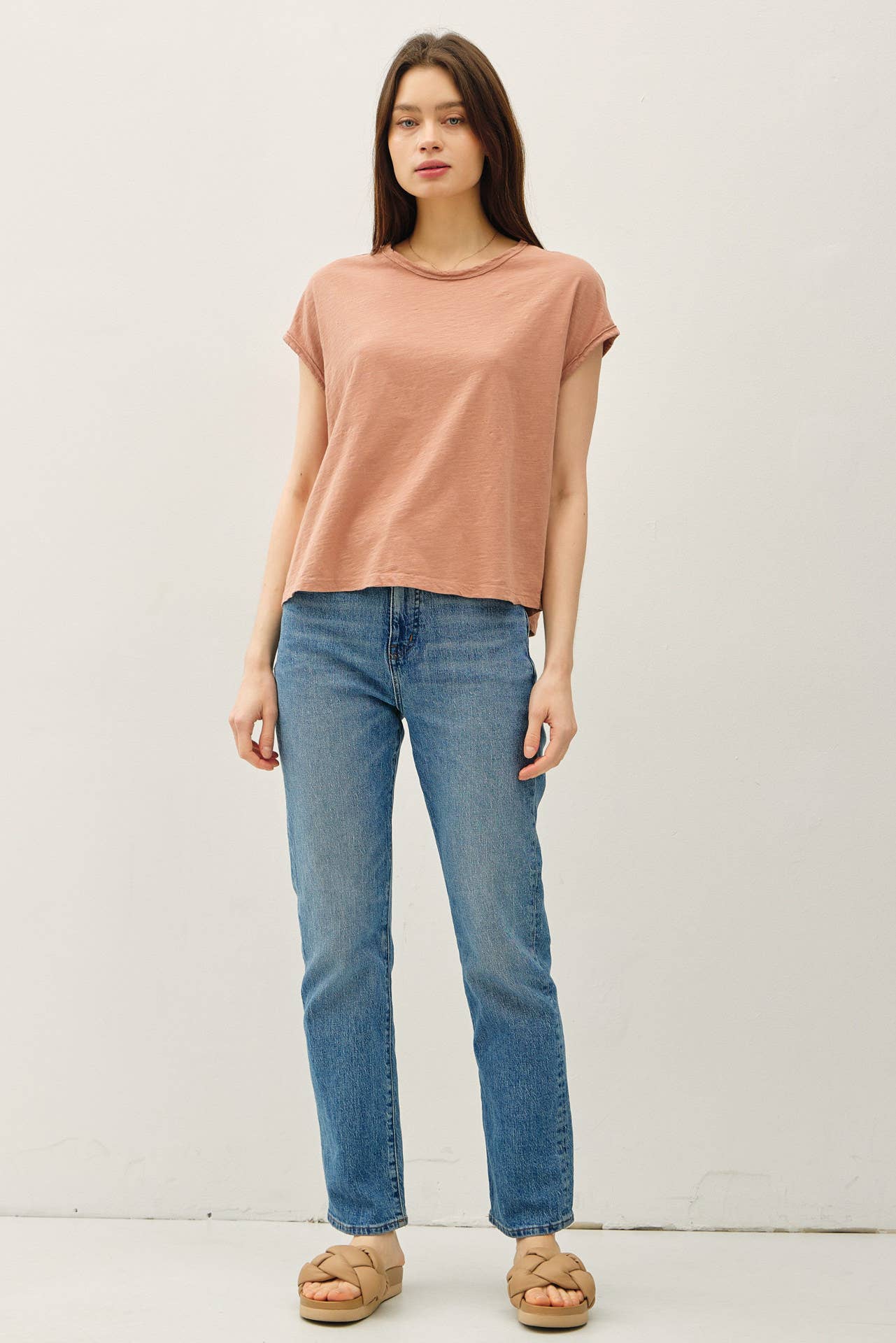 Brione by BeCool: Cropped Sleeve Tee