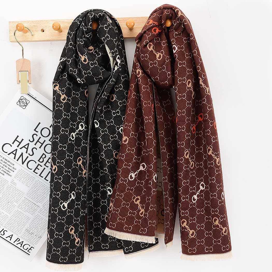 Beaumont Equestrian Print Scarf