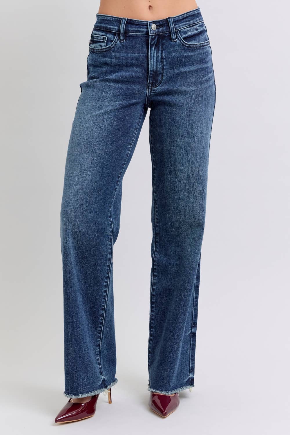 Judy Blue Mid Rise Wide Leg w/Tint