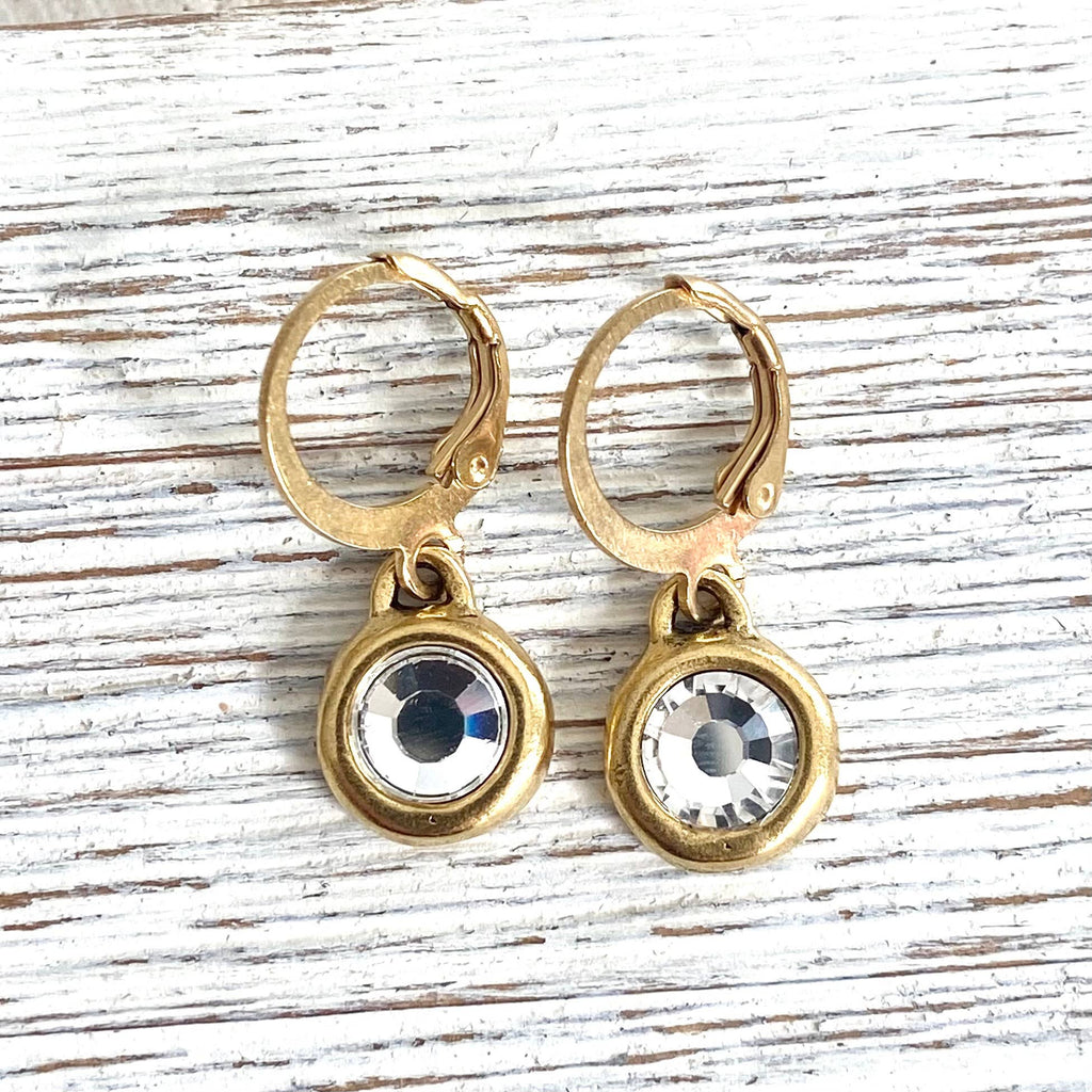 Handcasted Swarovski Crystal Earrings