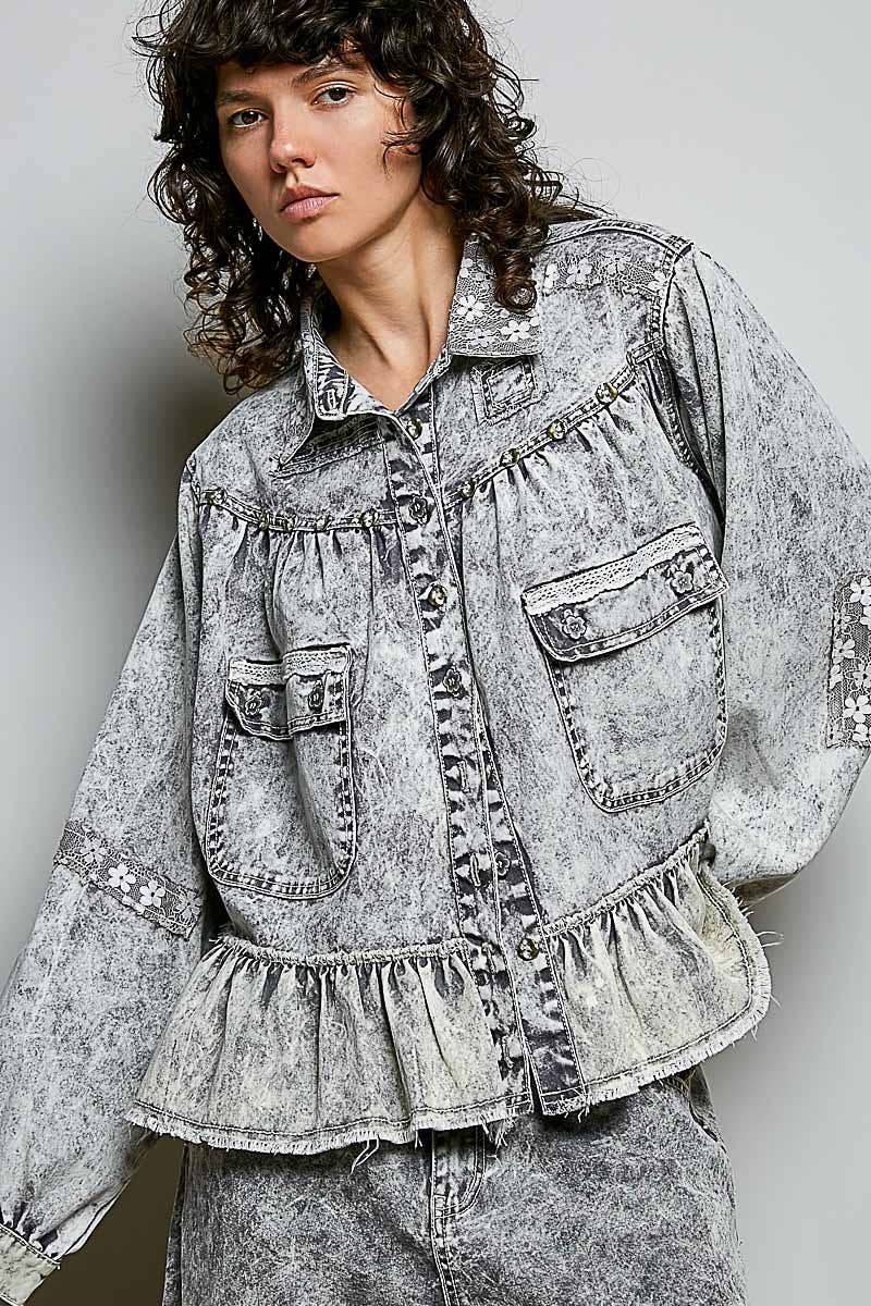 Ember Vintage Wash Twill Jacket