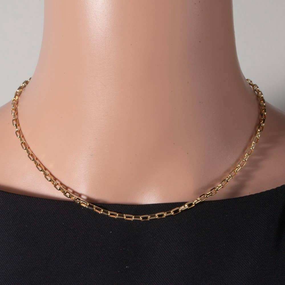 Cable Chain Link Necklace
