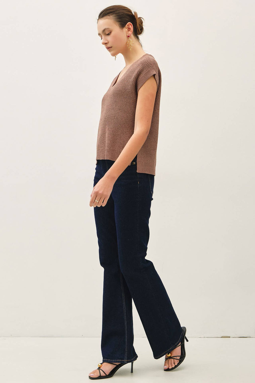 V-Neck Sweater Top / Harper top