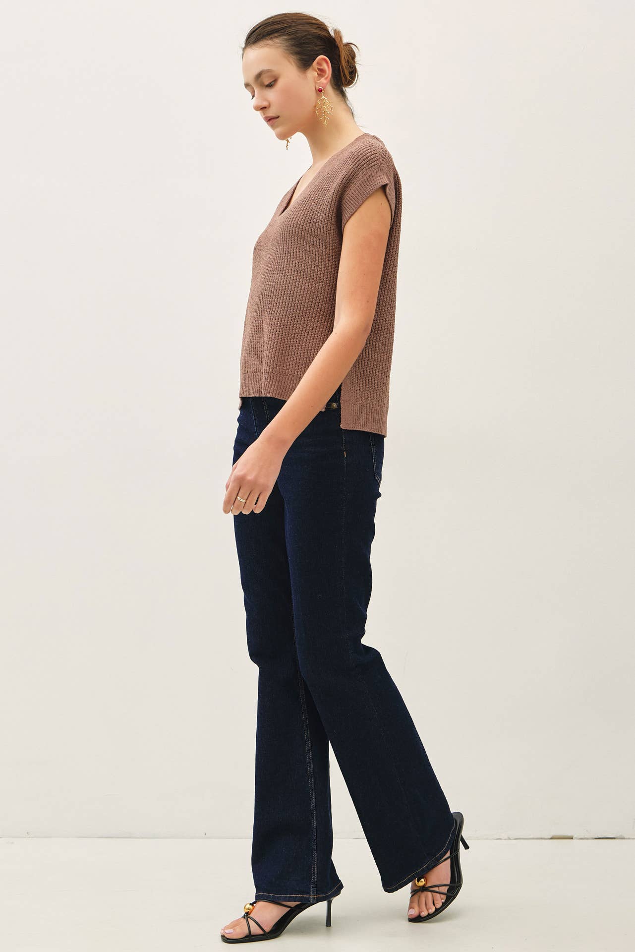 V-Neck Sweater Top / Harper top