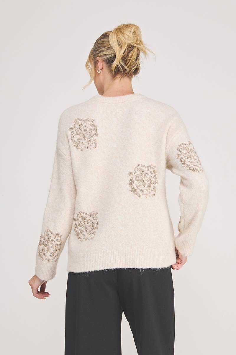 Hallie Soft Floral Sweater