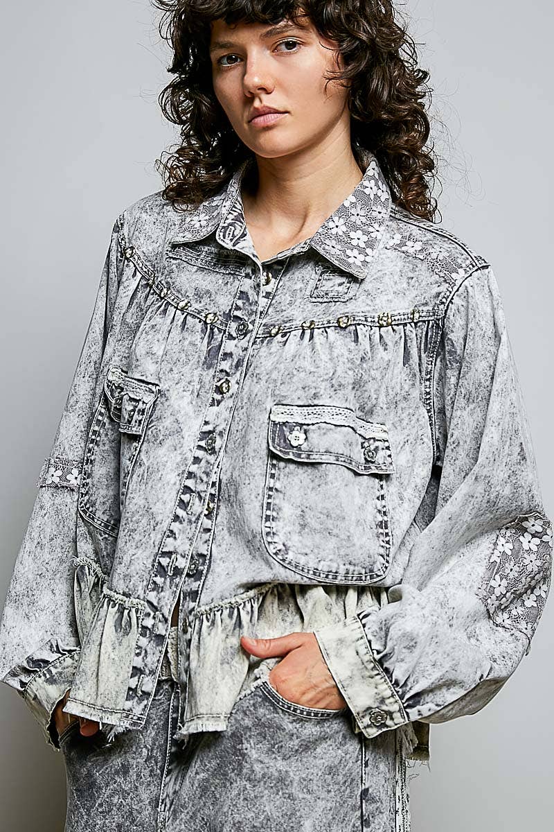 Ember Vintage Wash Twill Jacket
