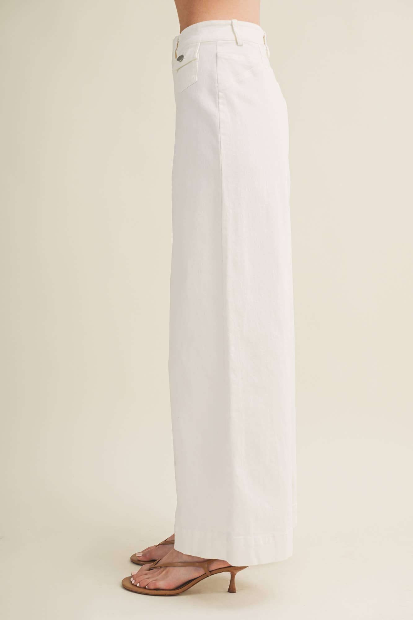 Sculpted High-Rise Architectural Pants