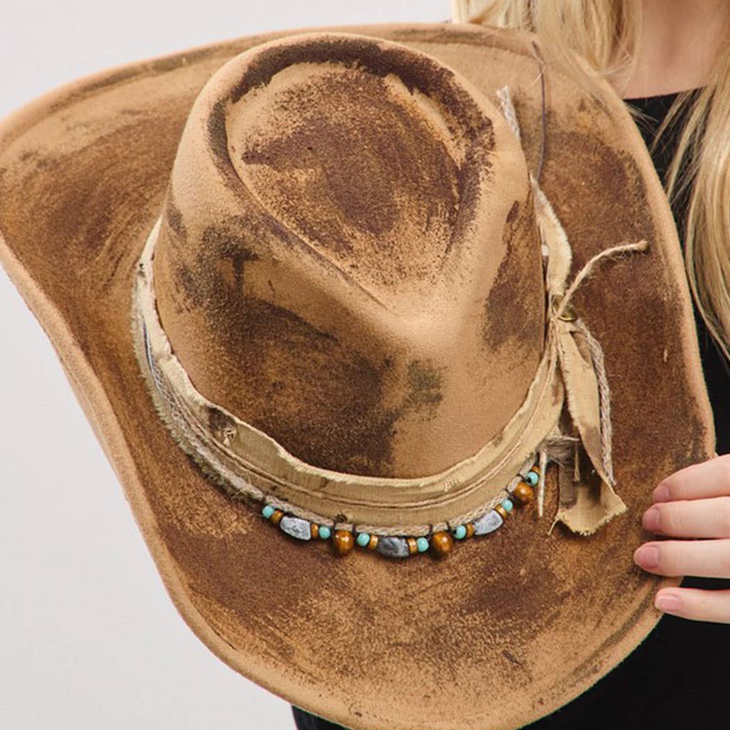 Vintage Versatile Shapeable Cowgirl Hat