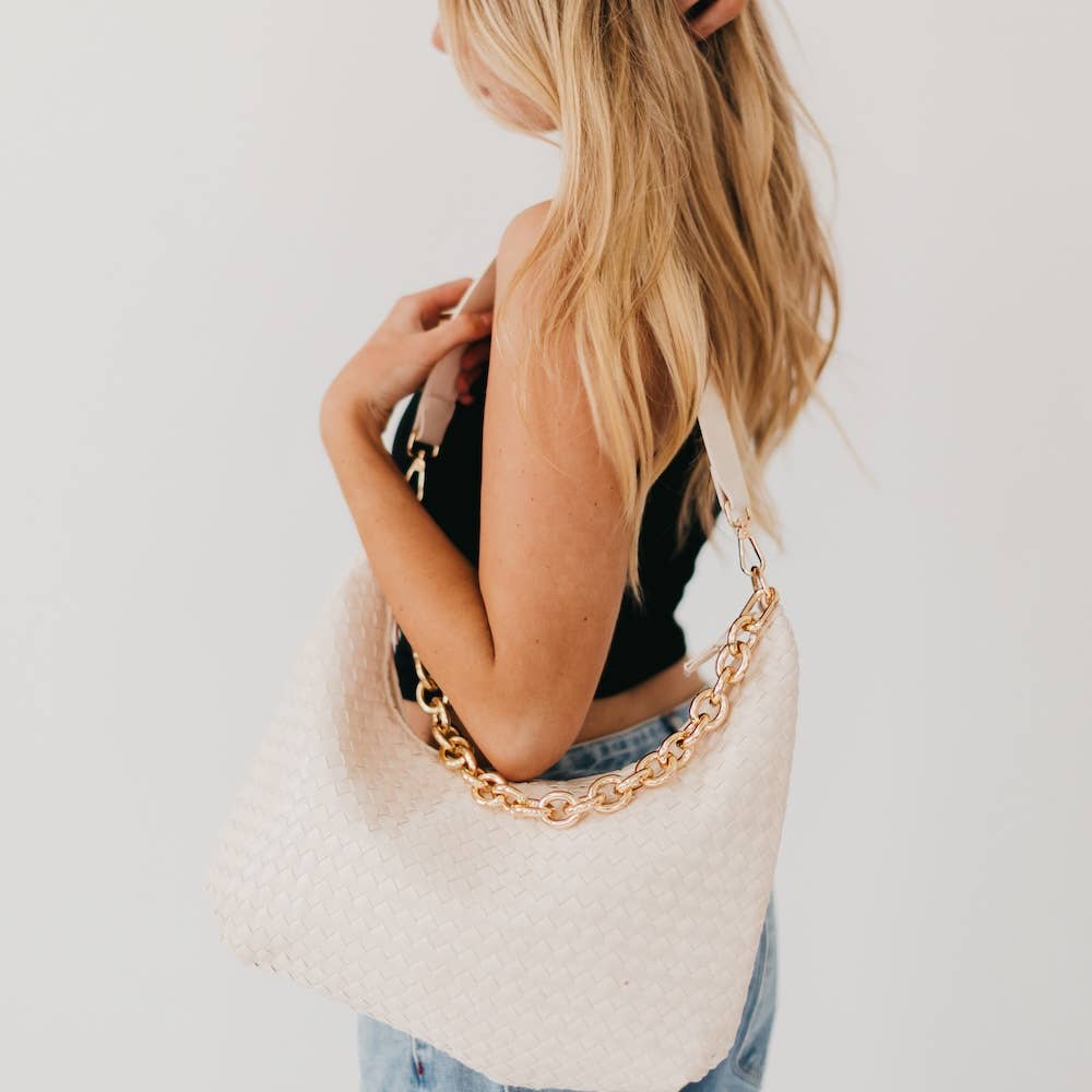 Sienna Slouchy Woven Shoulder Bag
