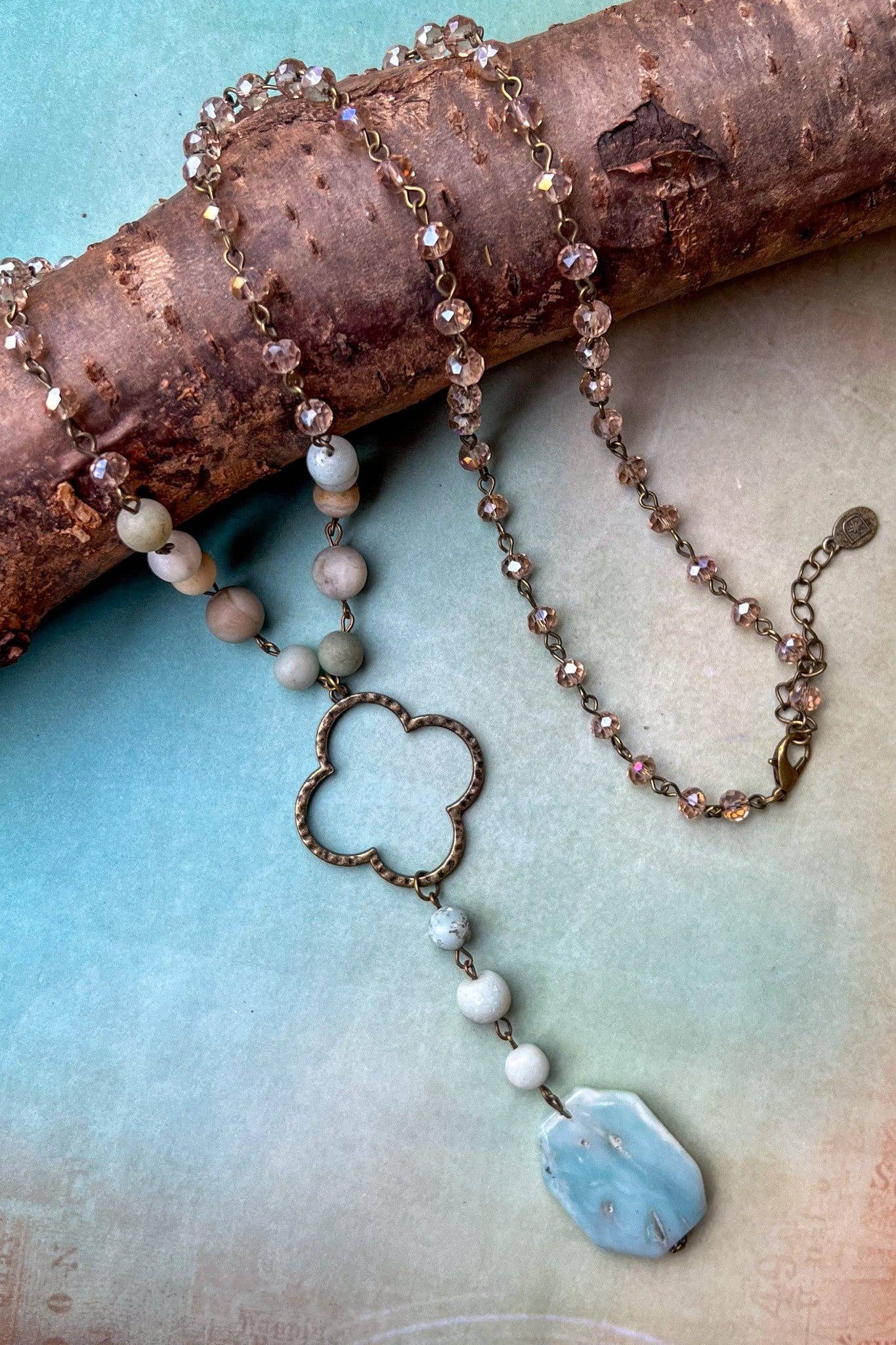 Boho Necklace/Alani Necklace in Amazonite