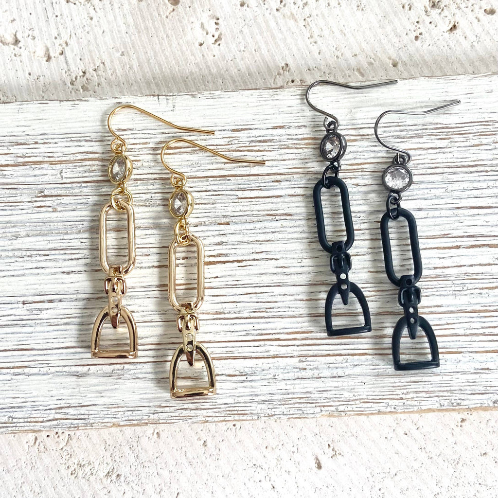 Horse Bit Stirrup Earrings