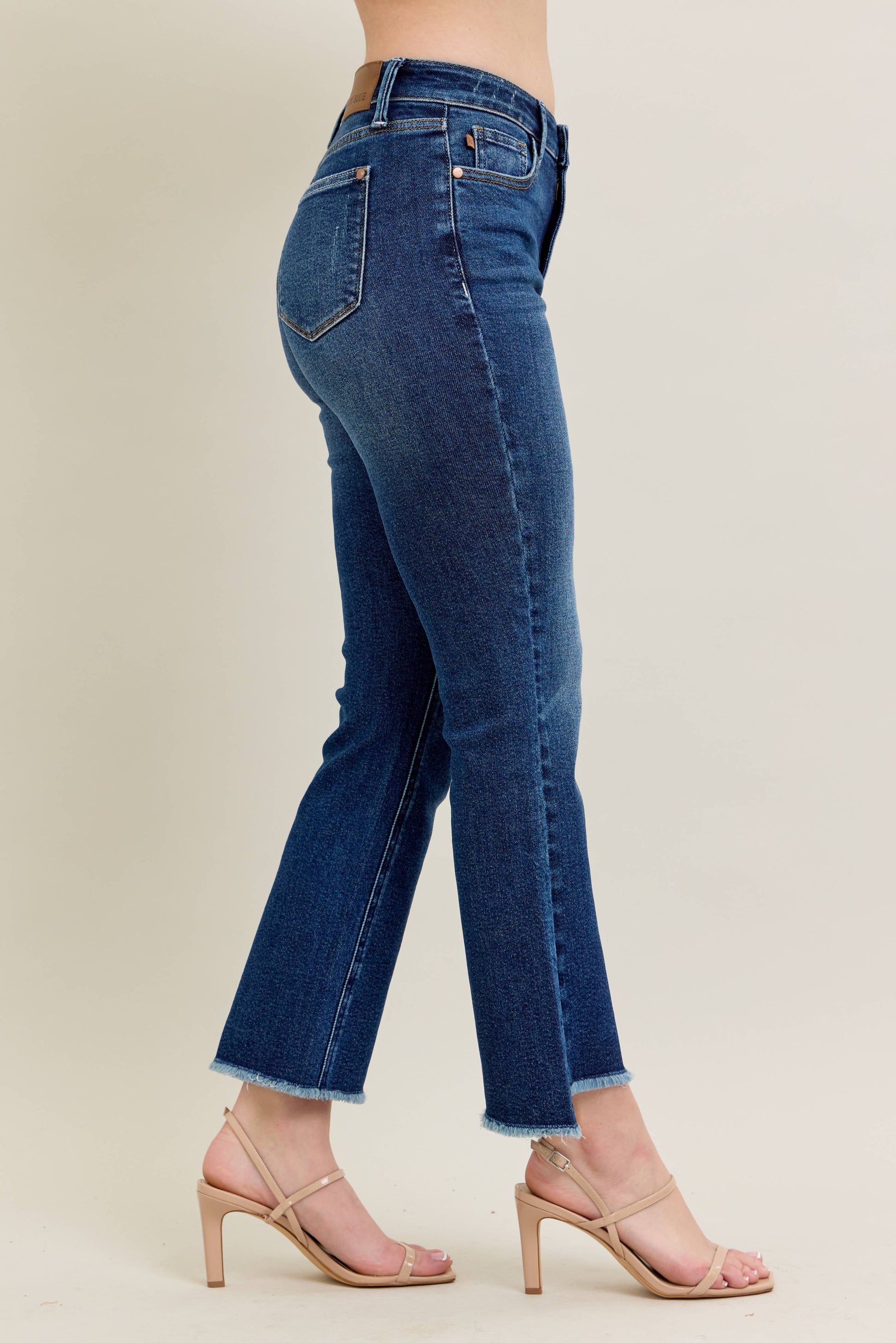Judy Blue Iris High Waisted Dark Wash Kick Flare