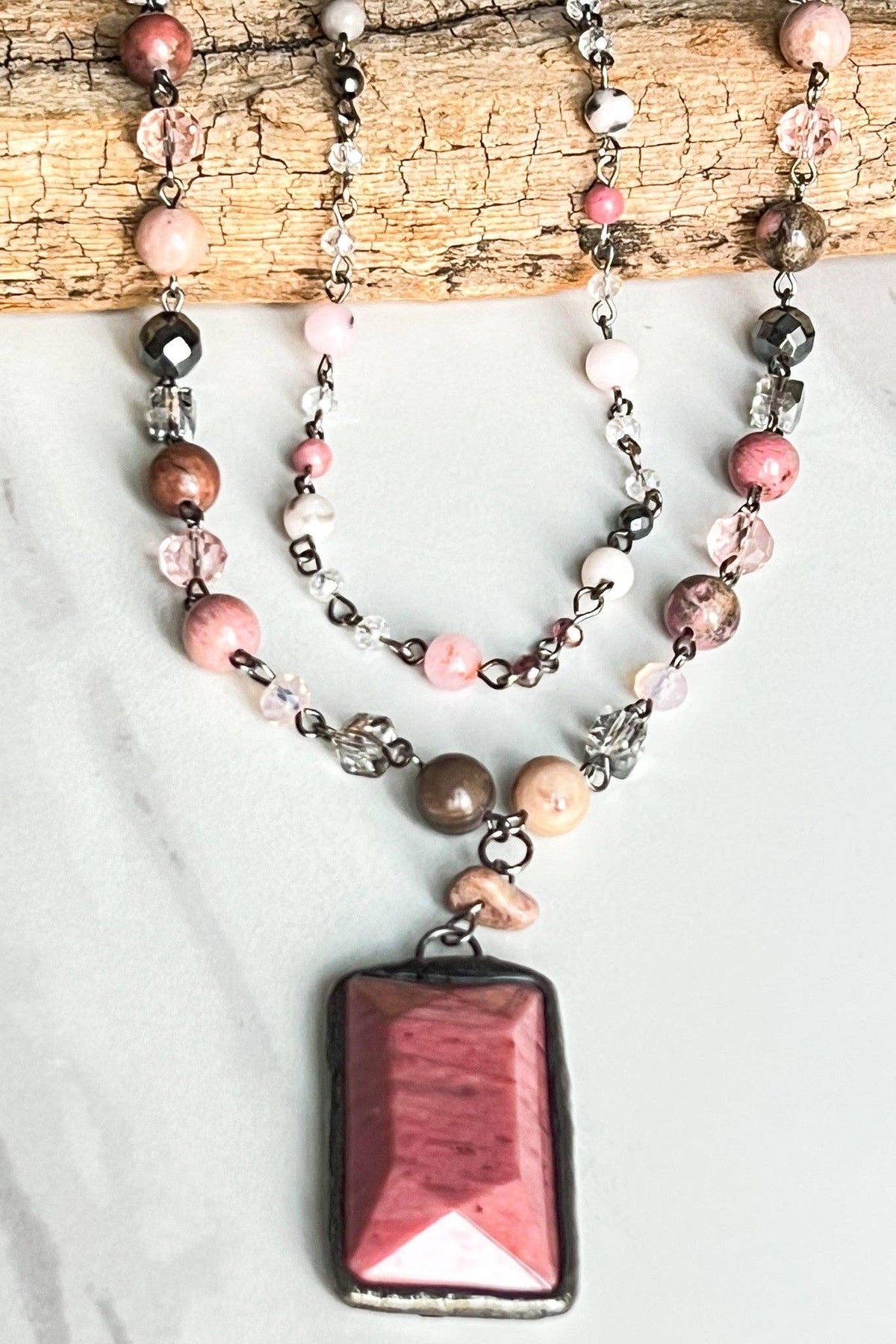 Lexi Necklace Mauve
