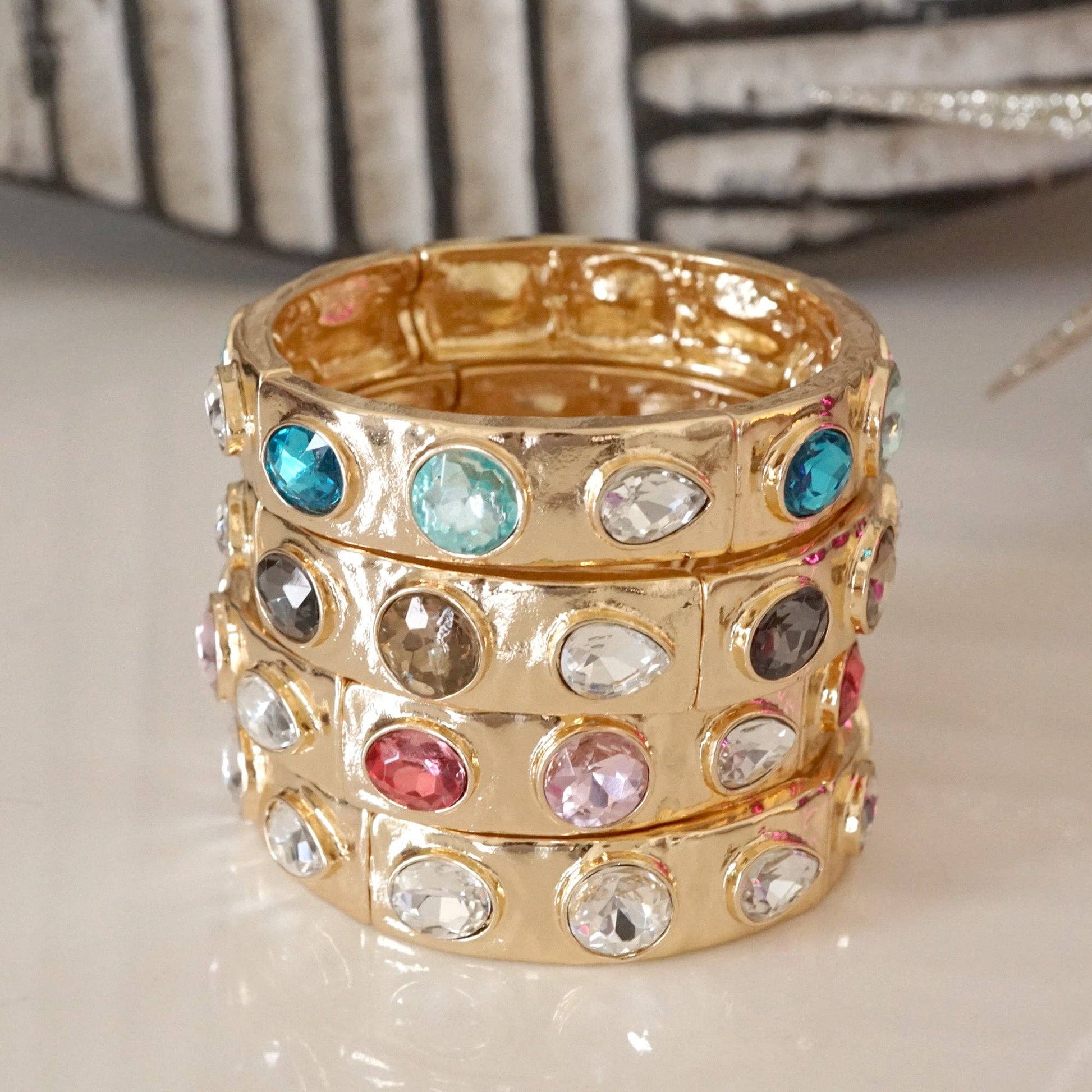 Sparkly Crystal Stretch Bangle