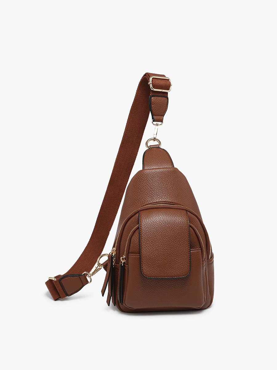 Sophia Sling Bag w/ Flapover Pocket