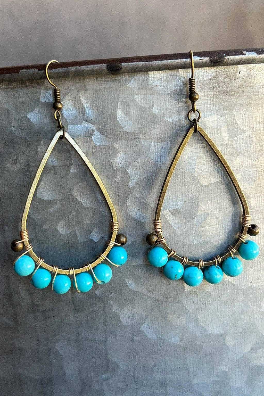 Cody Earrings Turquoise