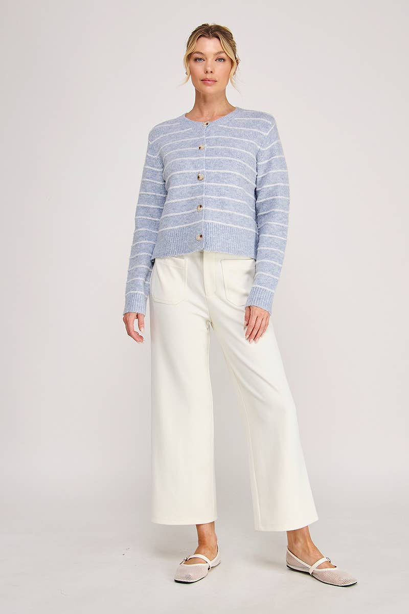Knit Straight Leg Trousers