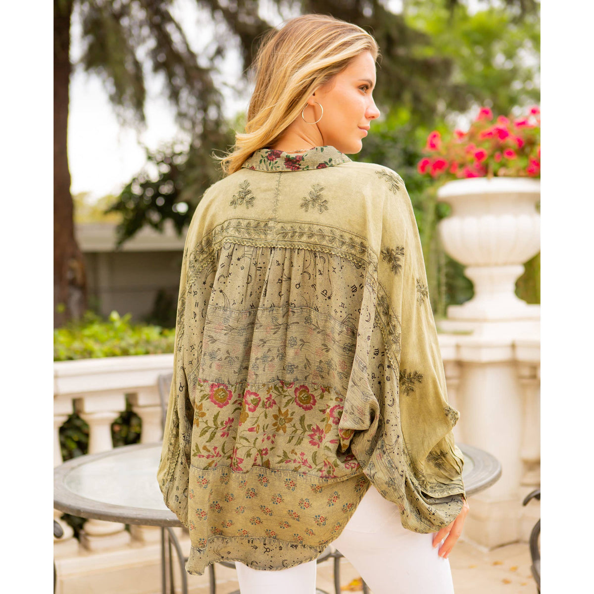 Sierra Patchwork Embroidered Blouse