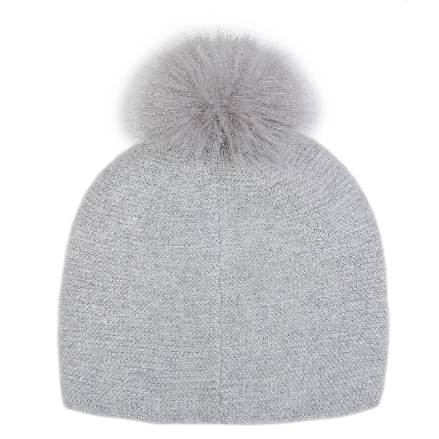 Elegant Sparkle Embellished Pompom Hat