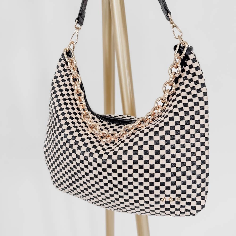 Sienna Slouchy Woven Shoulder Bag