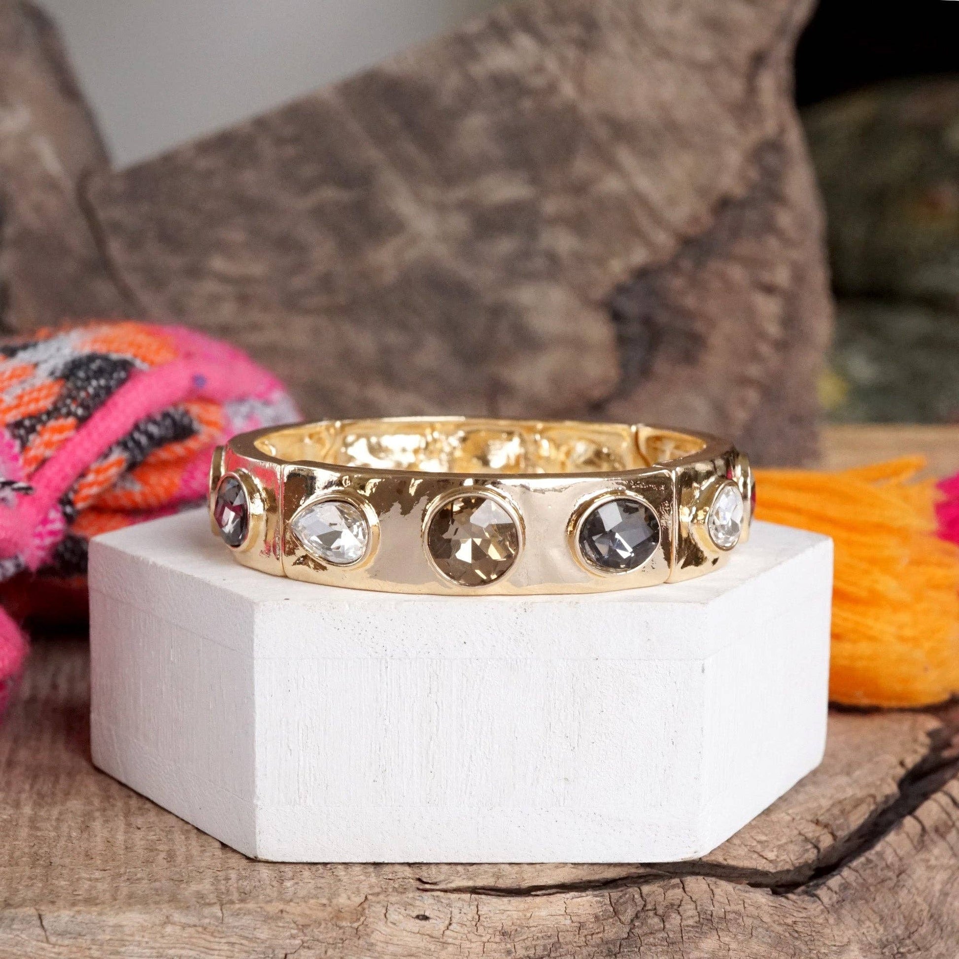 Sparkly Crystal Stretch Bangle