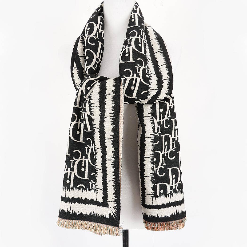 Diora Signature Monogram Scarf