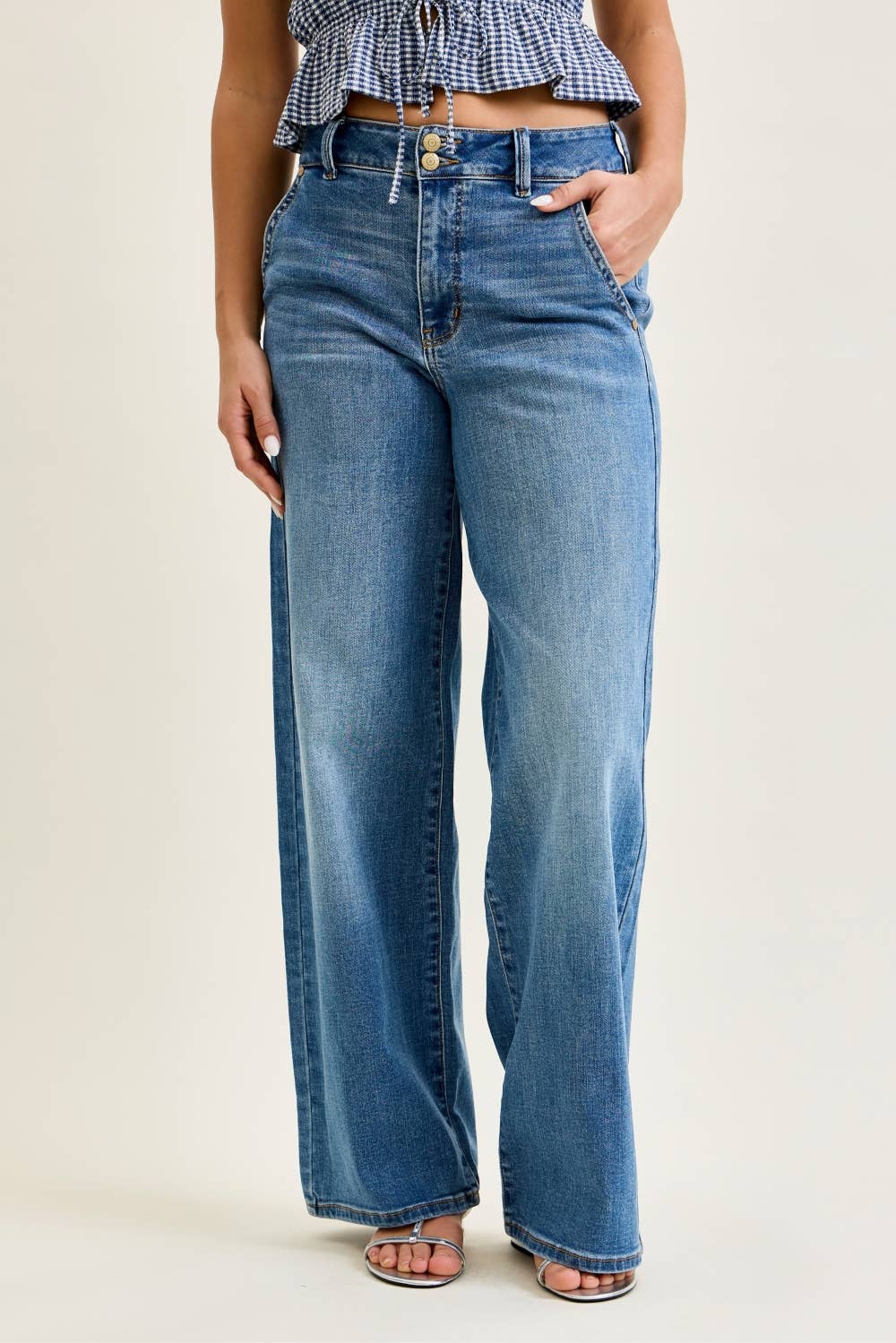 Judy Blue High Waist Trouser Jeans
