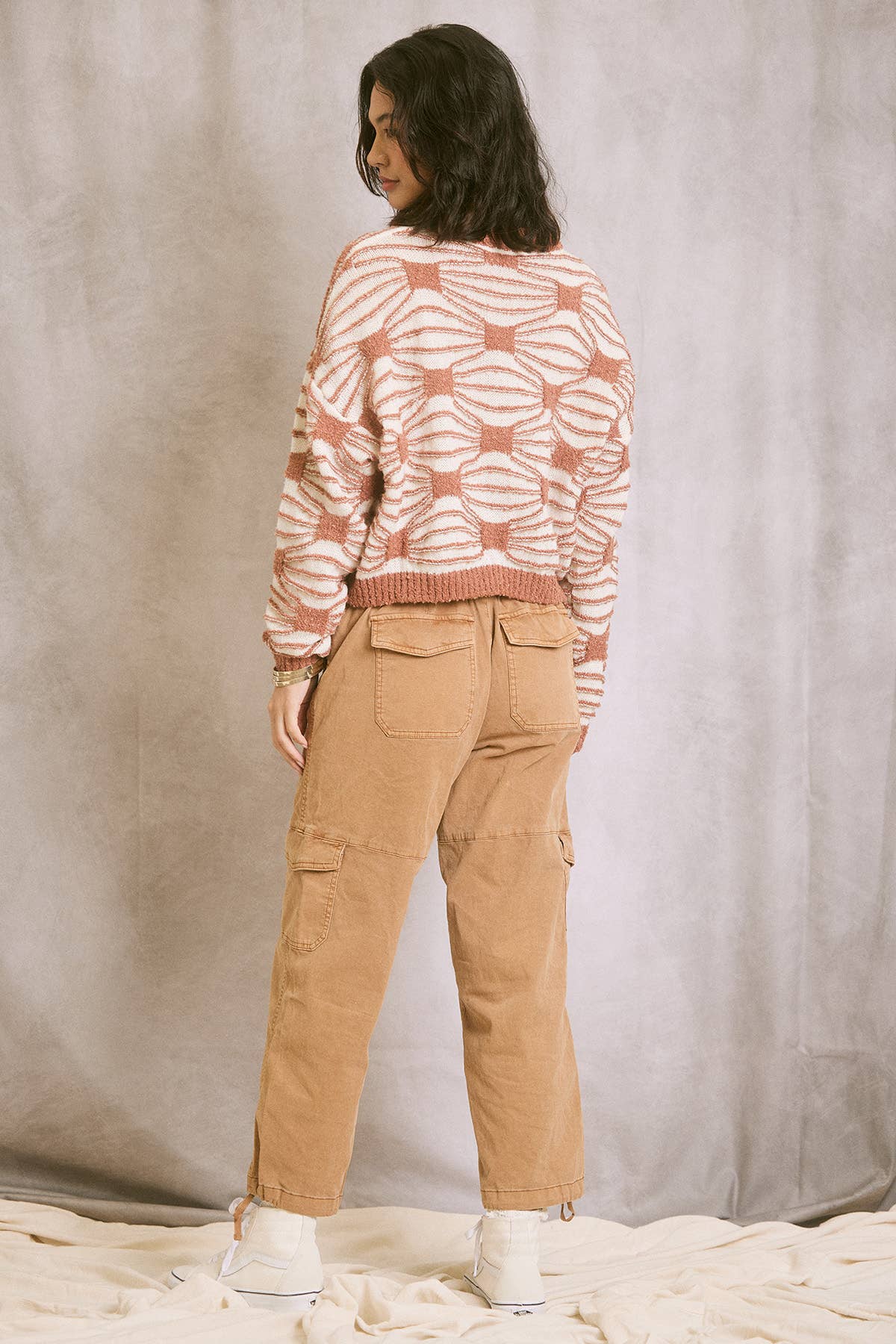 Textured Pattern Sweater