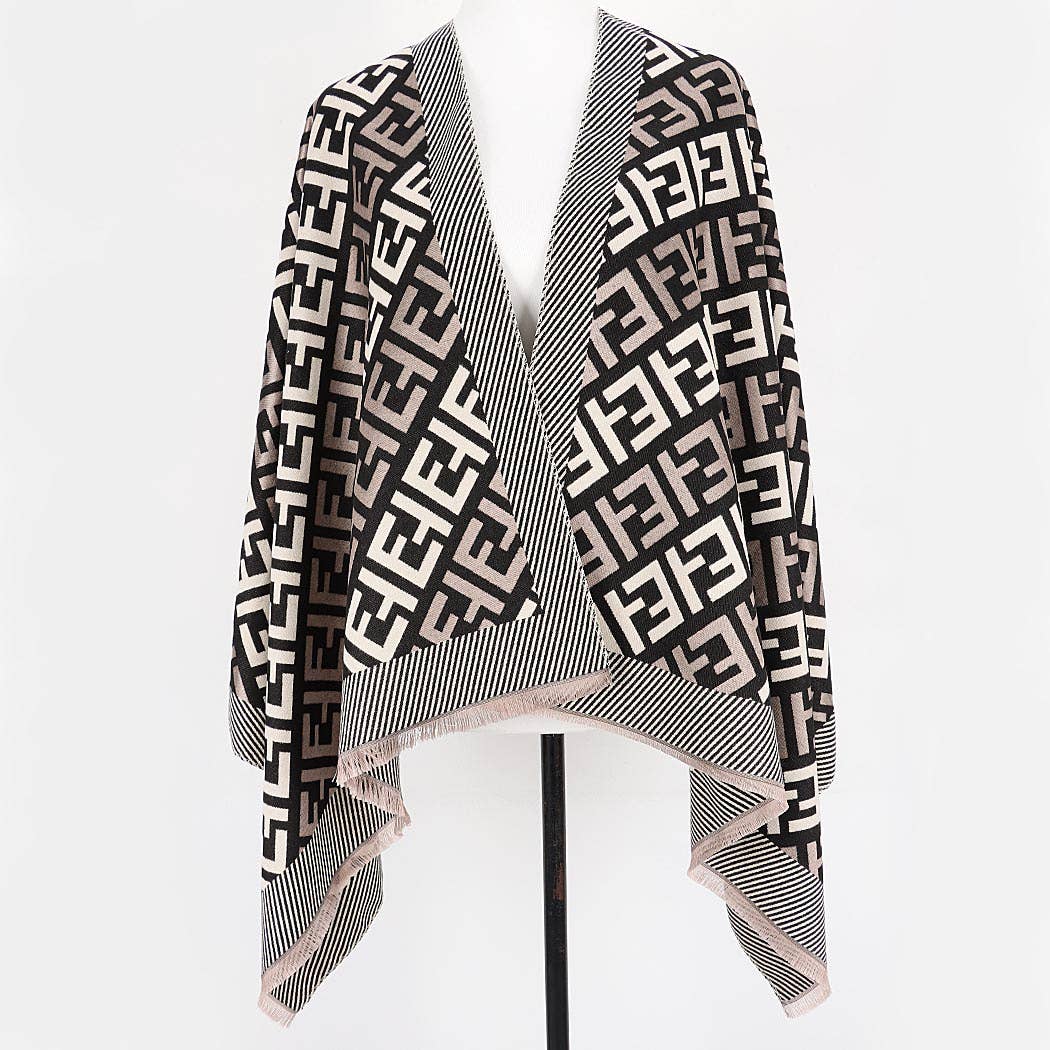 Laurent Signature Logo Scarf