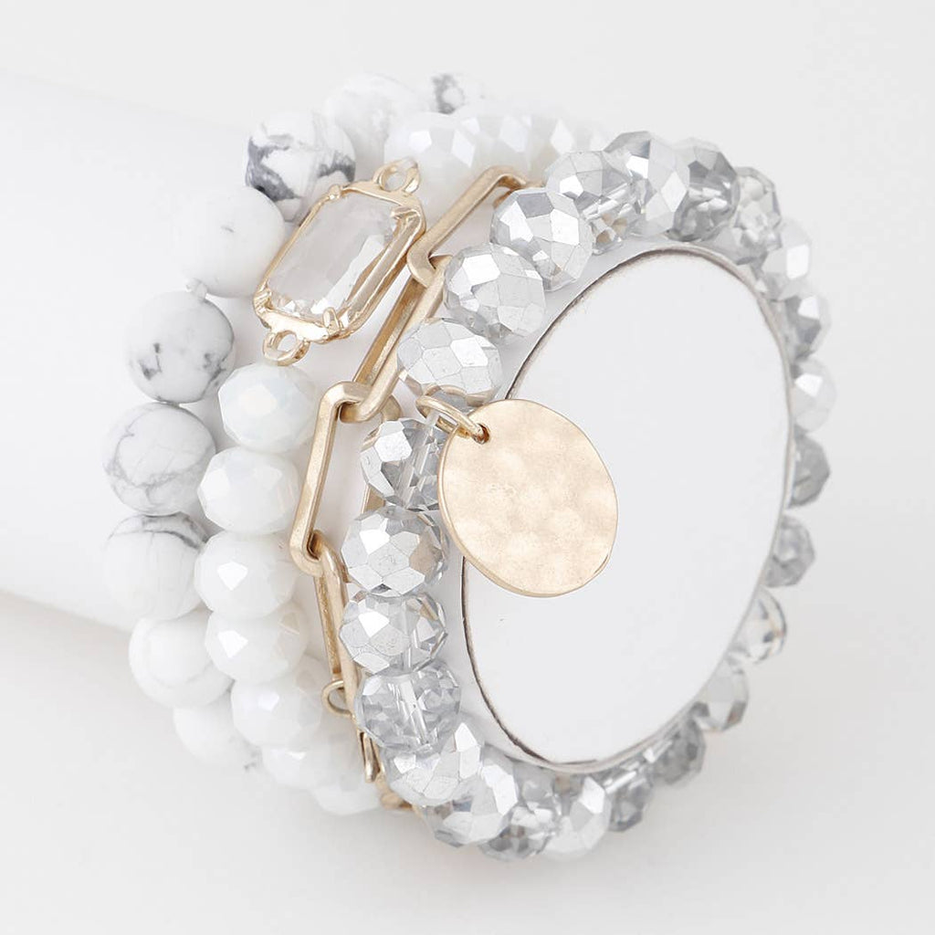 Beaded Bracelet Set in Multi