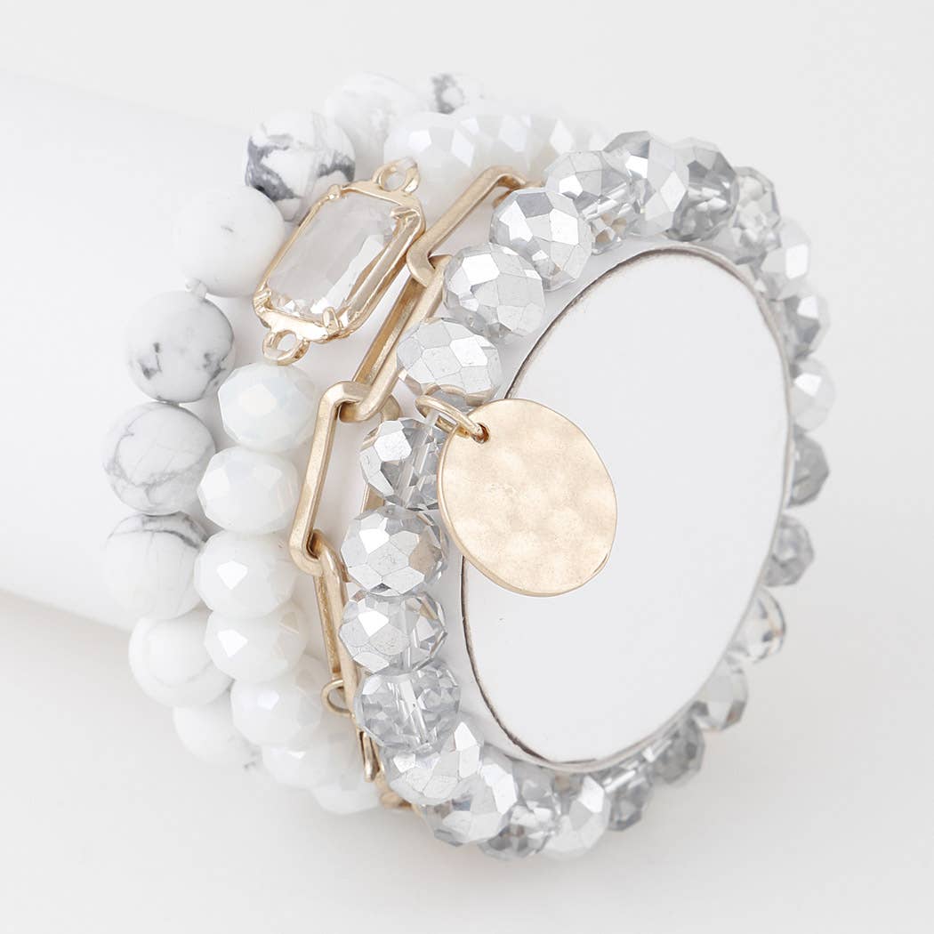 Beaded Bracelet Set in Multi