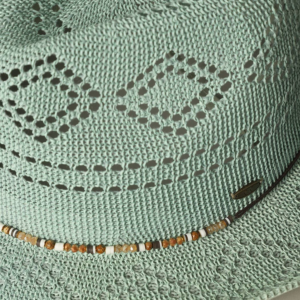 Eco-Friendly Woven Cowboy Panama Adjustable Sun Hat