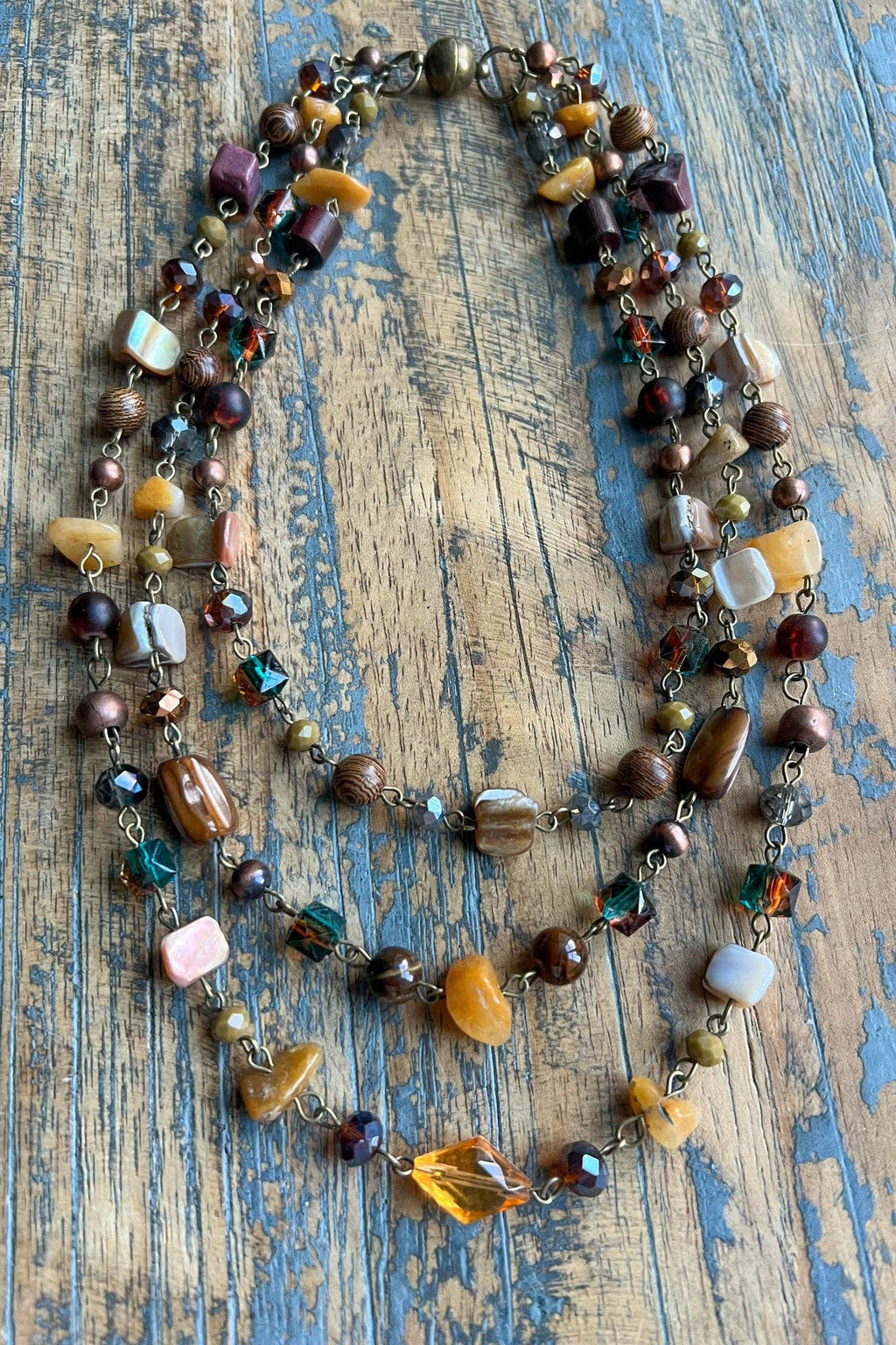 Rachel Necklace Amber