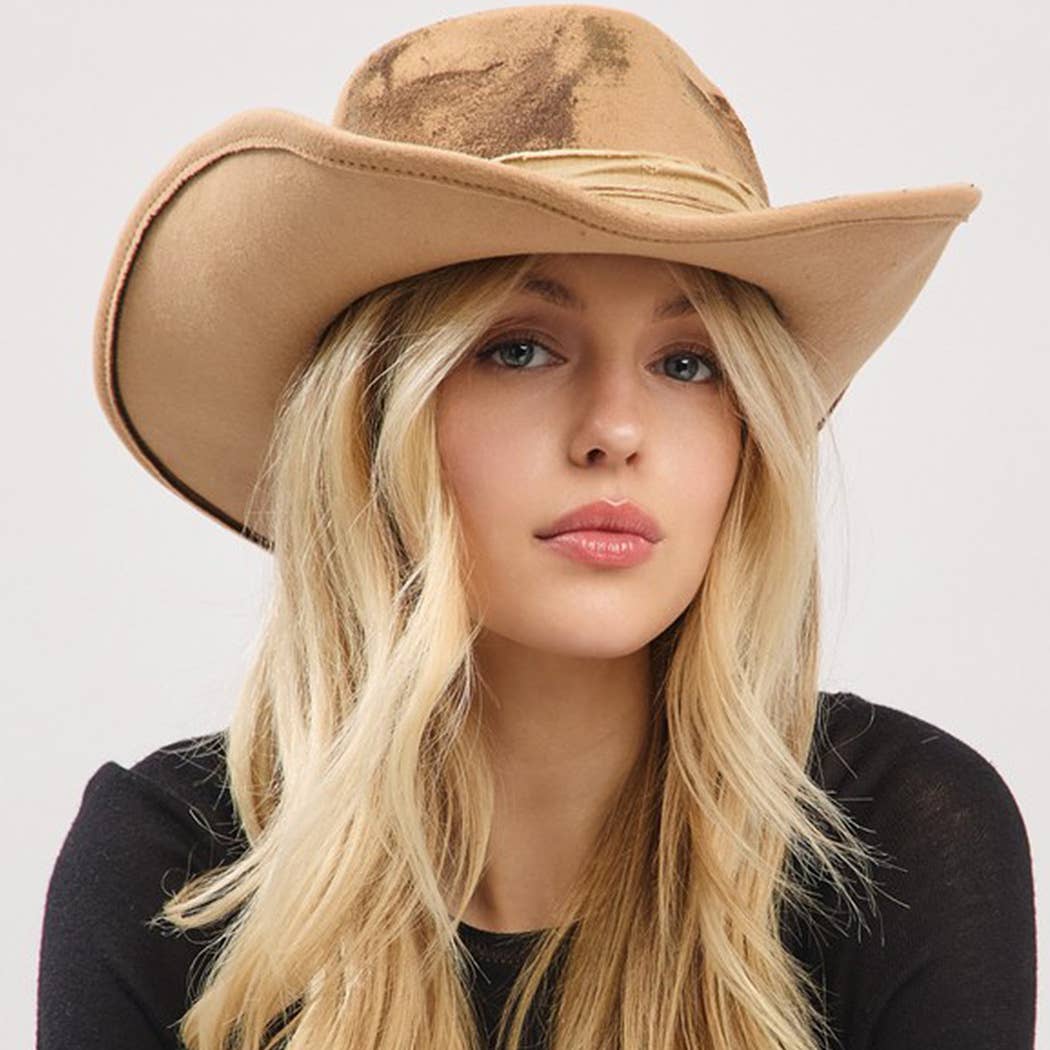 Vintage Versatile Shapeable Cowgirl Hat