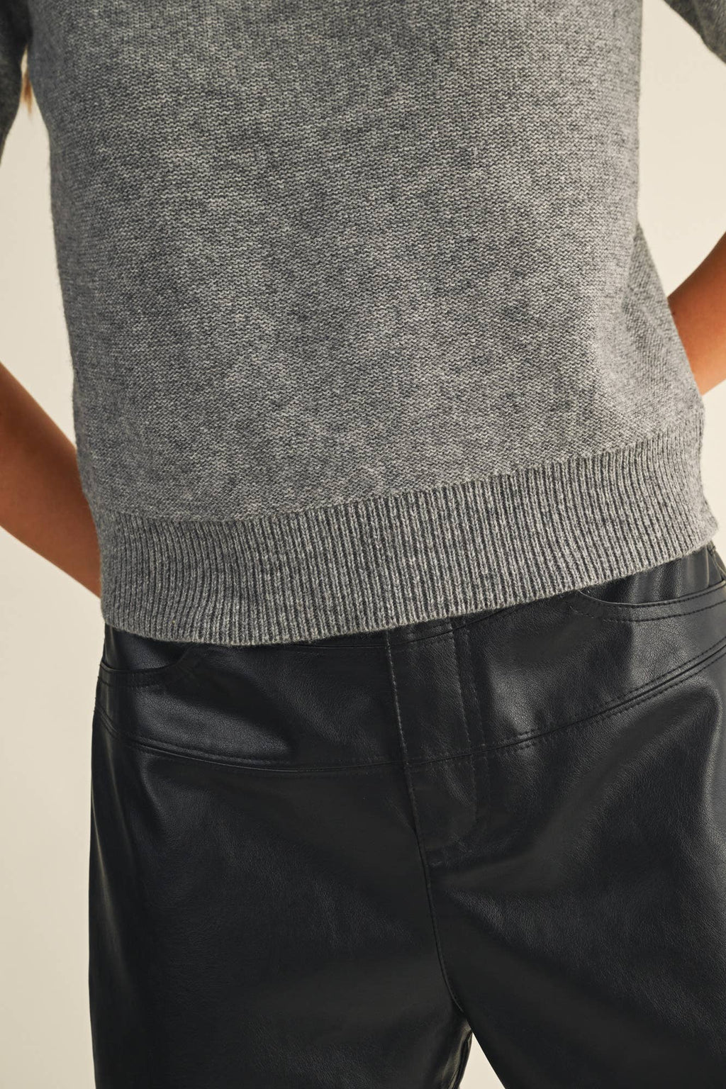 Sabine Short Sleeve Crew Neck Sweater